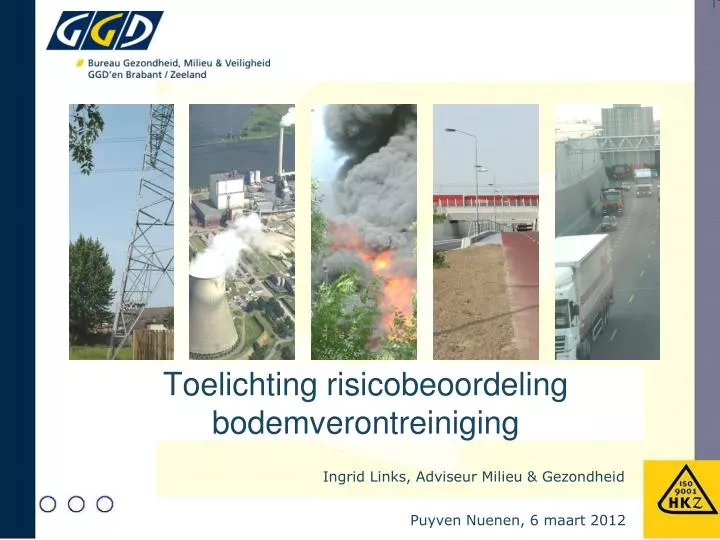 toelichting risicobeoordeling bodemverontreiniging