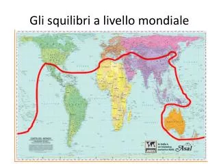 gli squilibri a livello mondiale