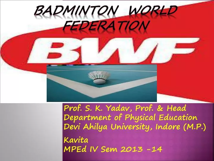 badminton world federation