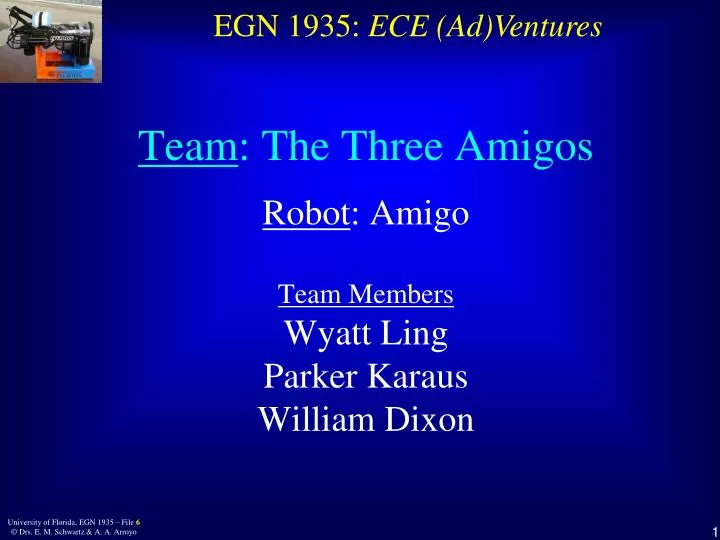 team the three amigos
