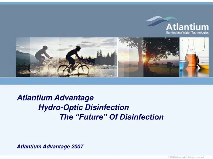 atlantium advantage hydro optic disinfection the future of disinfection