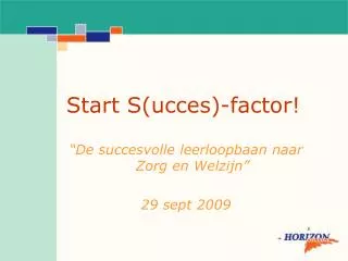 start s ucces factor