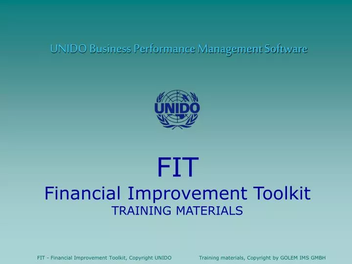unido business performance management software