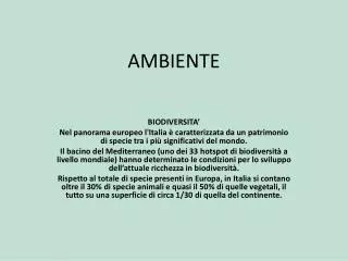 ambiente