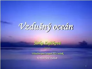 vzdu n oce n