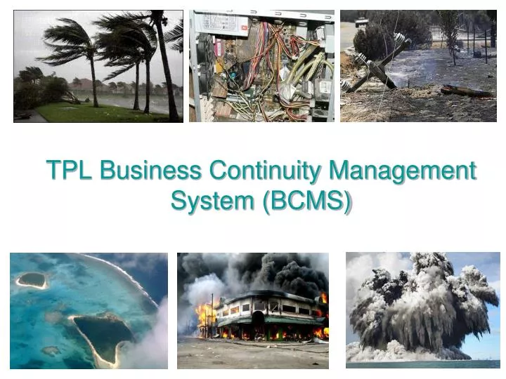 tpl business continuity management system bcms