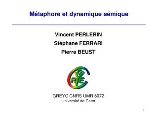 m taphore et dynamique s mique