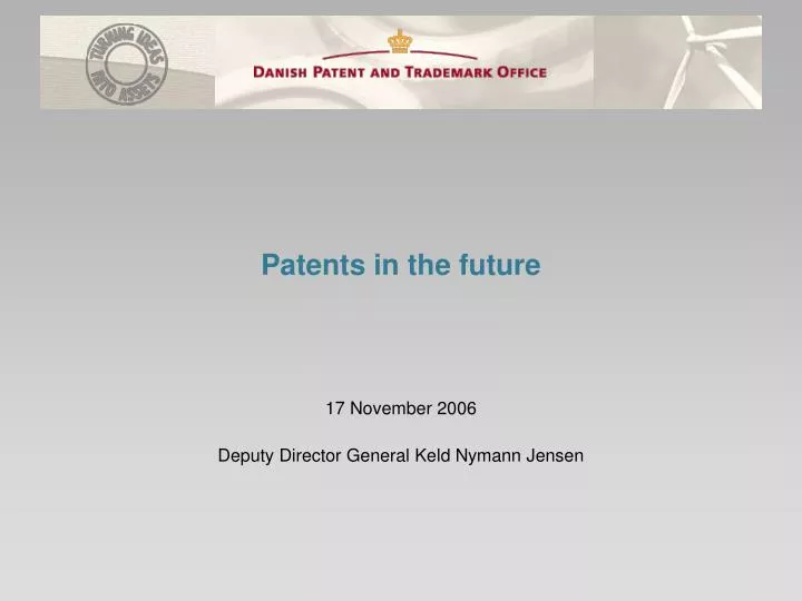 patents in the future