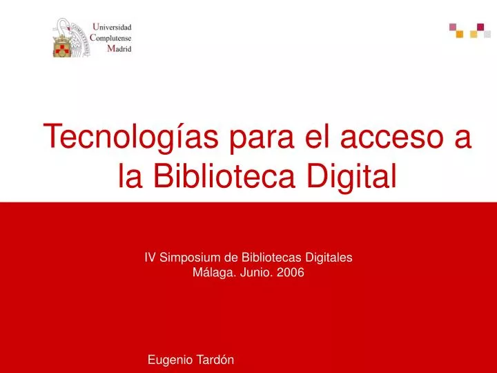 tecnolog as para el acceso a la biblioteca digital