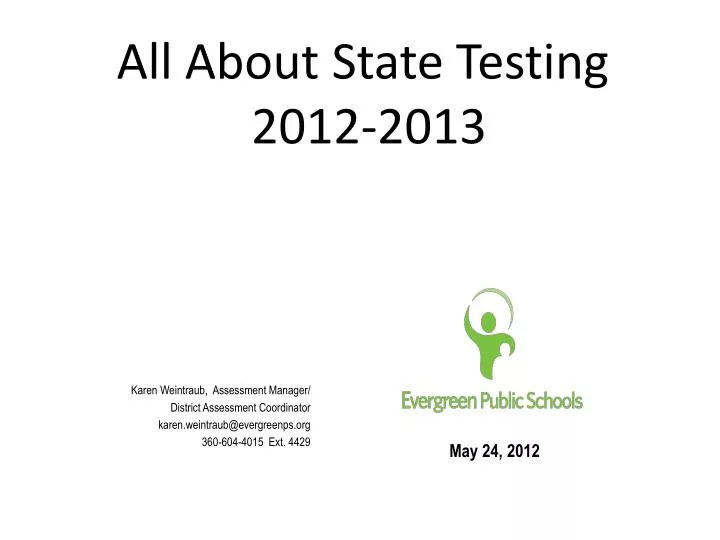 all about state testing 2012 2013