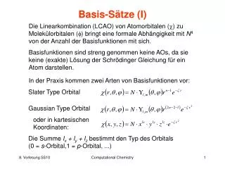 basis s tze i