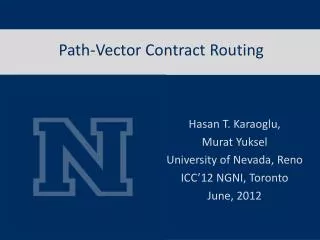 Path-Vector Contract Routing
