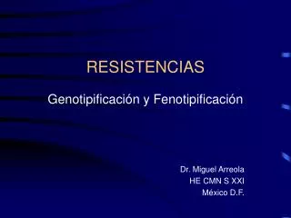 resistencias