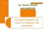 ing. Domenico Mannelli mannelli - slide 1