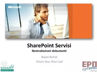 sharepoint servisi nestruktuirani dokumenti