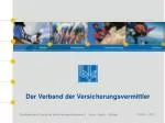 Der Verband der Versicherungsvermittler - slide 1