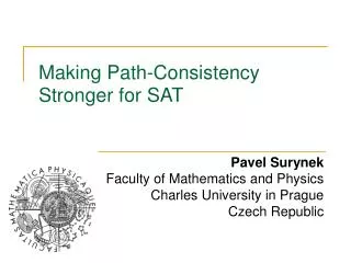 Making Path-Consistency Stronger for SAT
