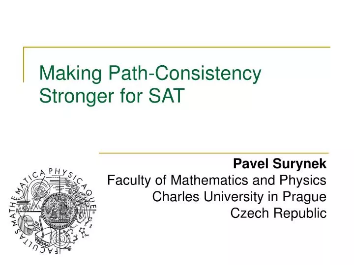 making path consistency stronger for sat