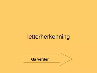l etterherkenning