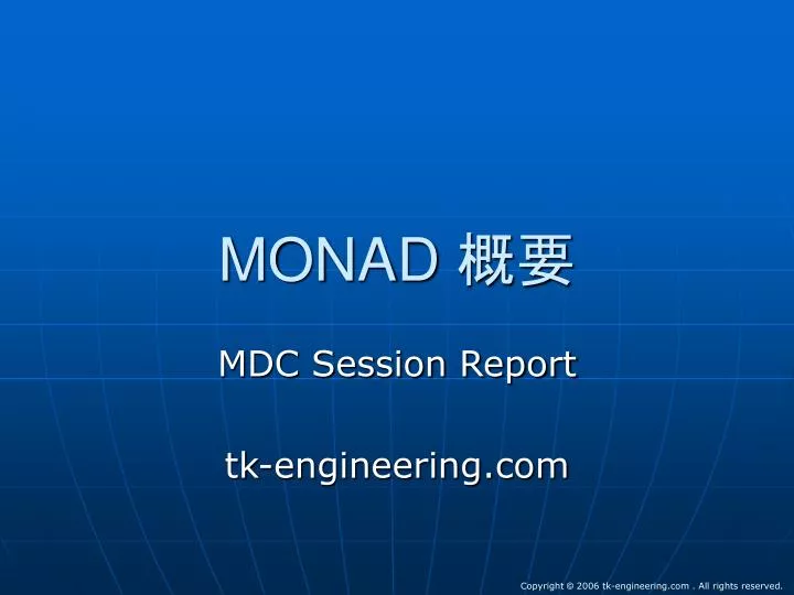 monad