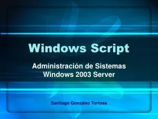 windows script