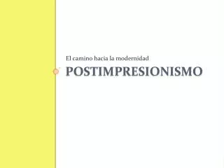 postimpresionismo