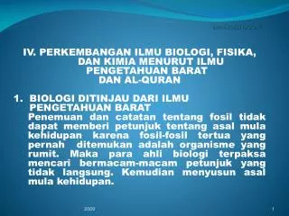 ilmu alamiah dasar iv