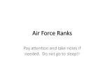 Air Force Ranks - slide 1