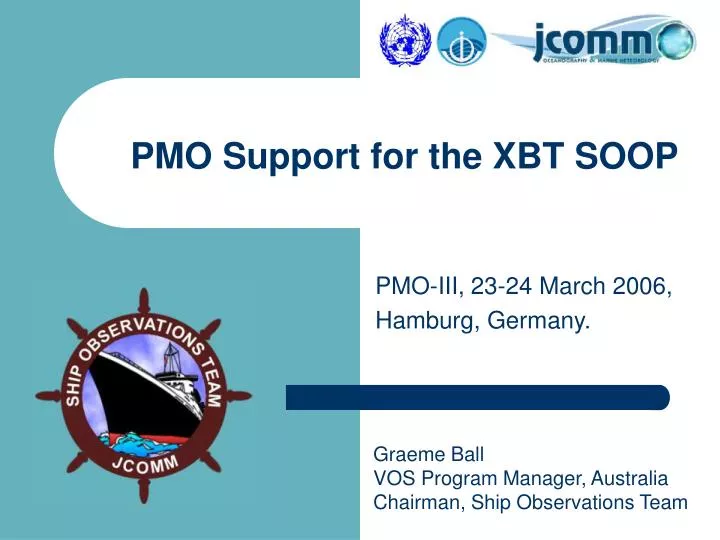 pmo support for the xbt soop