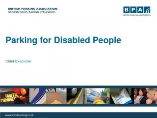 Parking for Disabled People