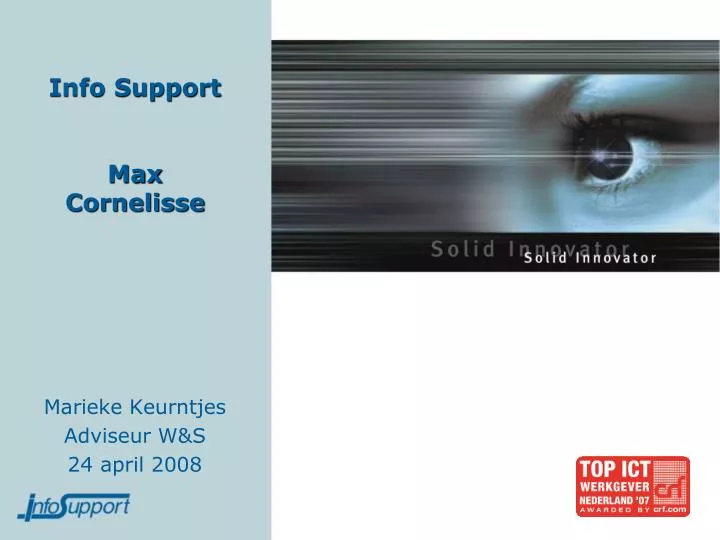 info support max cornelisse