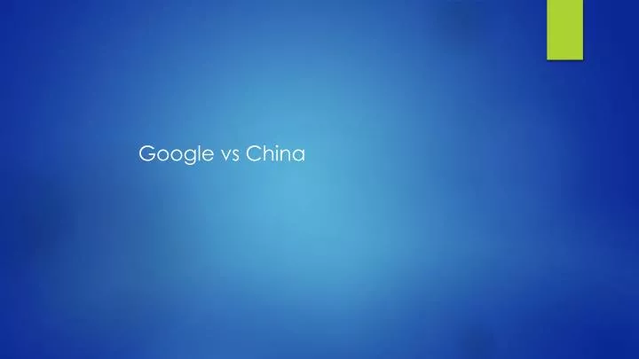 google vs china
