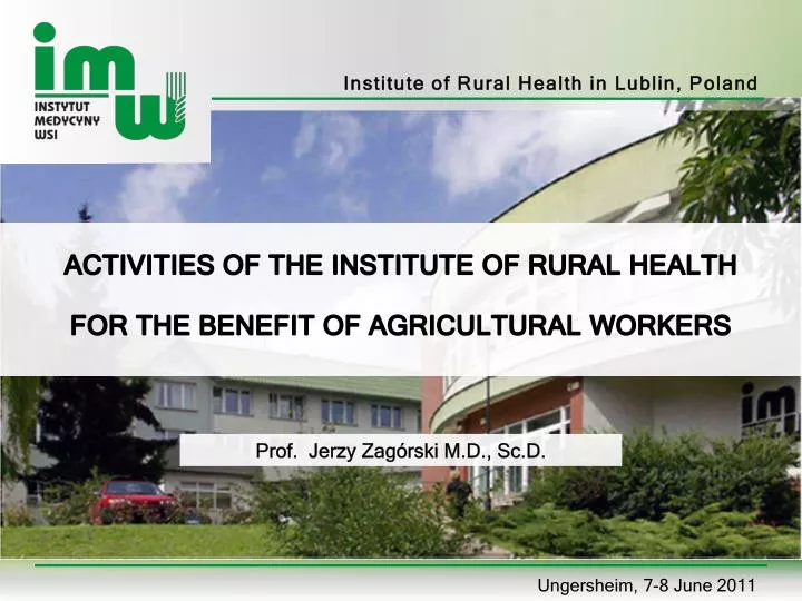 institute of rural health in lublin poland