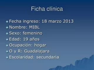 ficha cl nica
