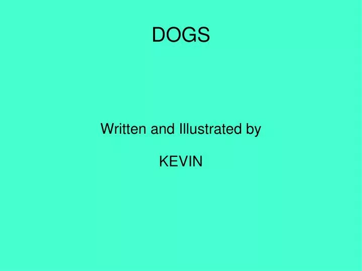 written and illustrated by kevin