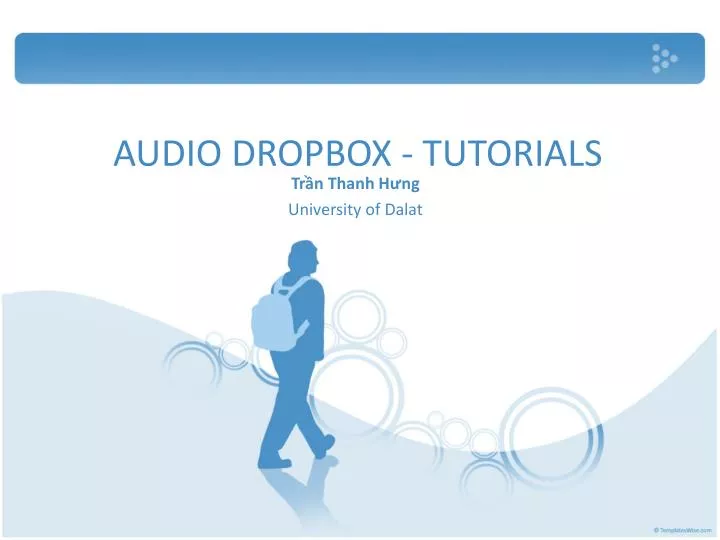 audio dropbox tutorials