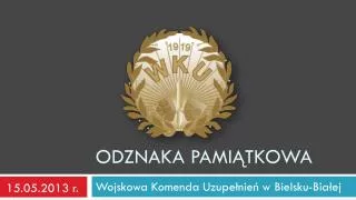 odznaka pami tkowa