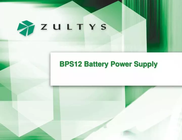 bps12 battery power supply
