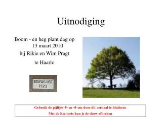 uitnodiging