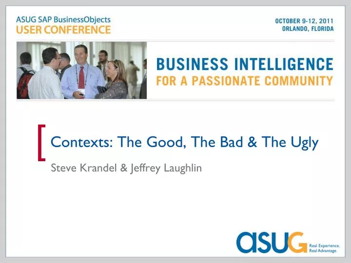 contexts the good the bad the ugly