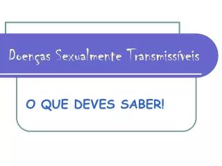 doen as sexualmente transmiss veis