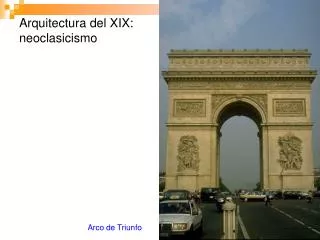 arquitectura del xix neoclasicismo