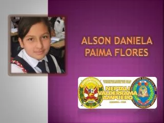 alson daniela paima flores