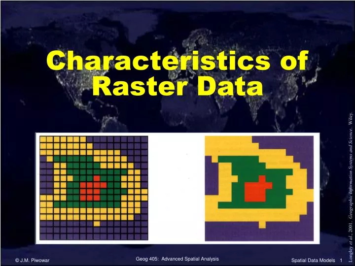 characteristics of raster data