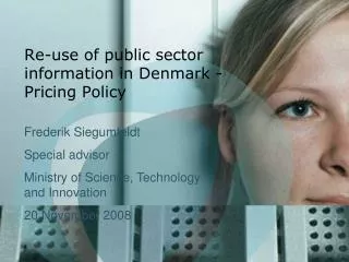 Re-use of public sector information in Denmark - Pricing Policy