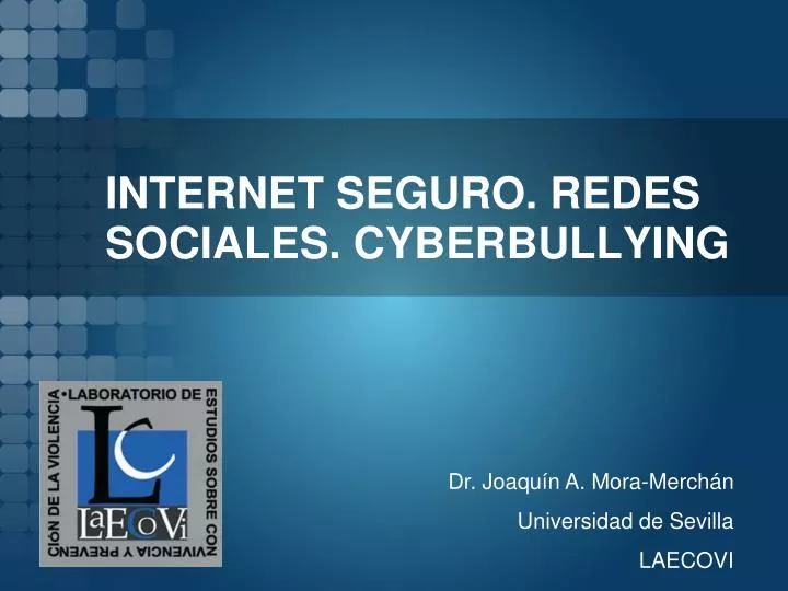 internet seguro redes sociales cyberbullying