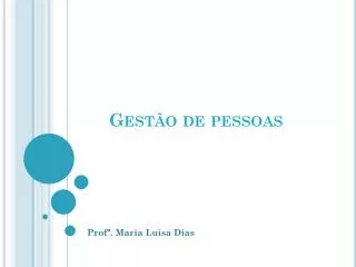 gest o de pessoas