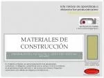 Materiales de construcción - slide 1