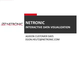 Netronic Interactive Data visualization