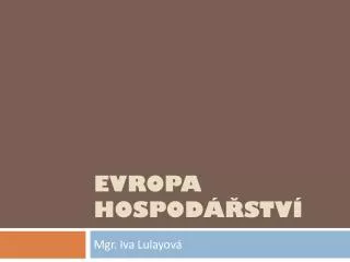 evropa hospod stv